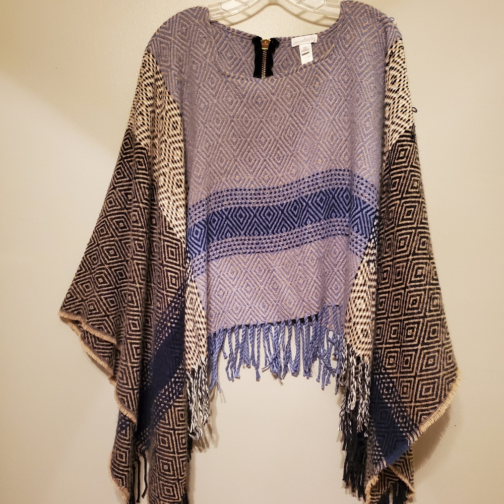 Multicolor Poncho